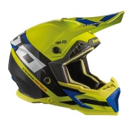 Casco Hebo MX Ramson Lima Fibra talla XL