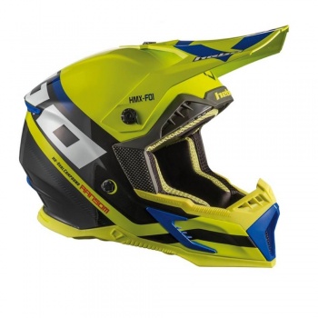 Casco Hebo MX Ramson Lima Fibra talla XL