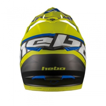 Casco Hebo MX Ramson Lima Fibra talla XL