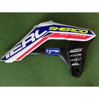 Placa radiador derecha blanca sherco enduro 2018 six days