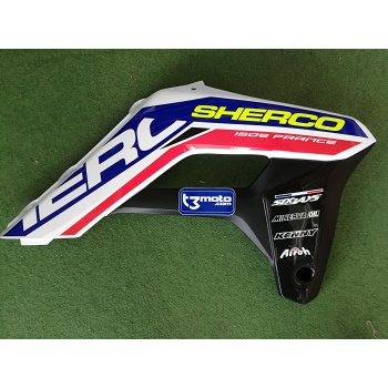 Placa radiador derecha blanca sherco enduro 2018 six days