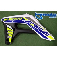 placa radiador izquierda sherco enduro factory 2019
