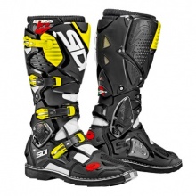Botas Sidi CrossFire 3 Blanco Negro Amarillo Talla 44