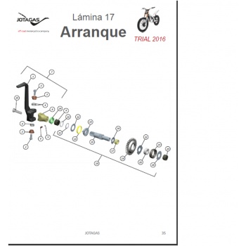 Trinquete arranque jtg